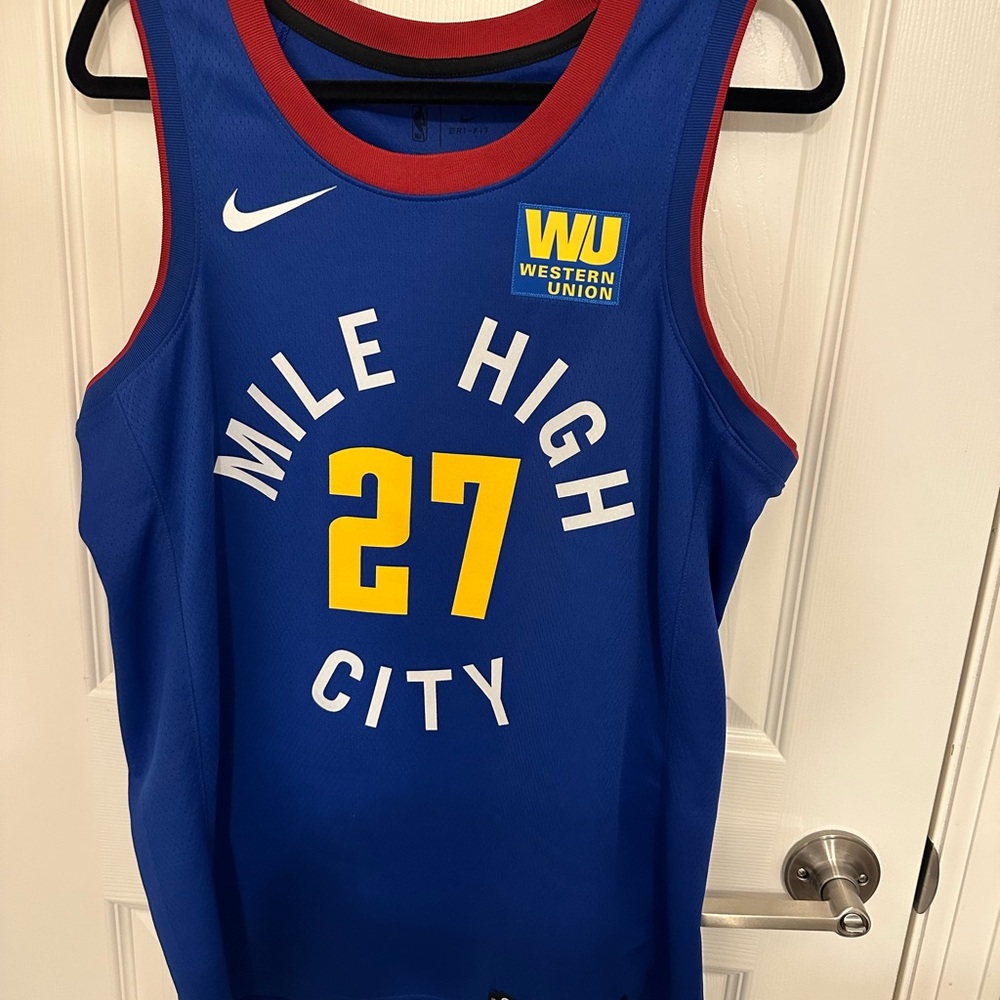 Blue Mile High City Basketball Jersey